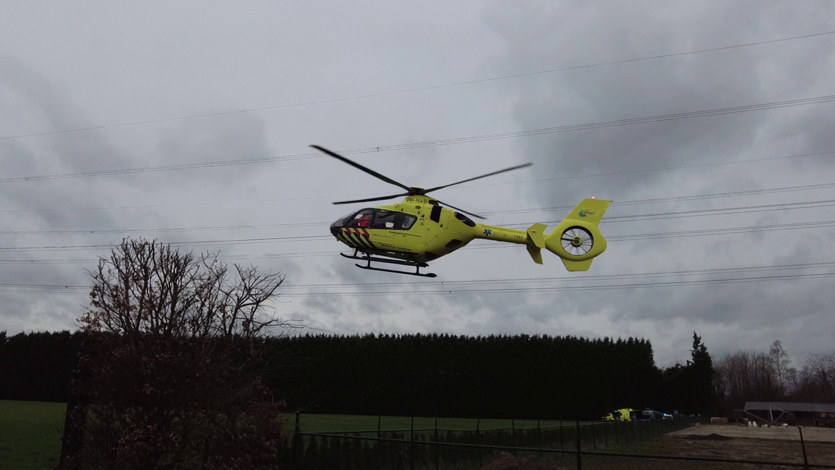 Ongeval met hoogwerker in Haelen