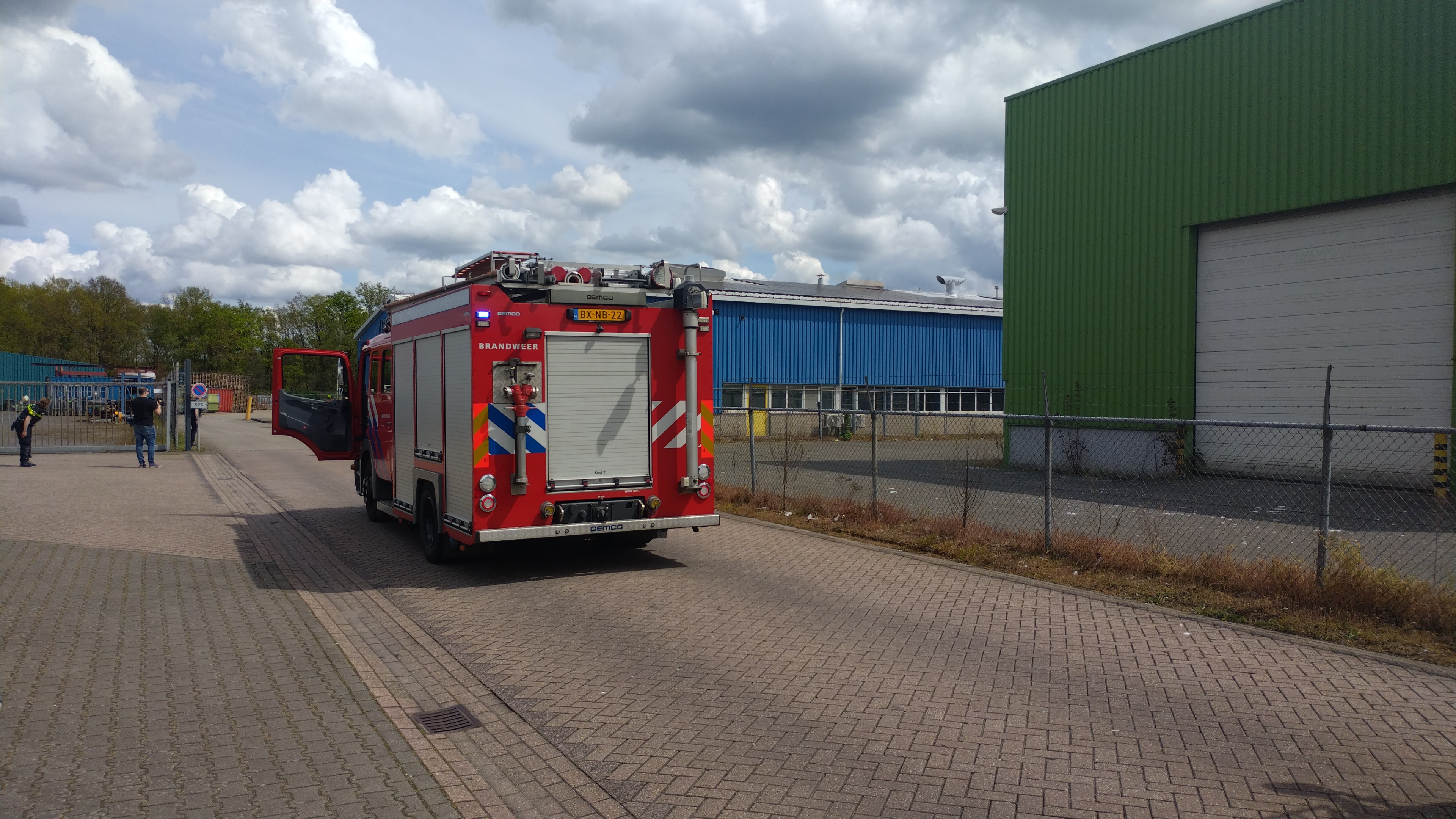 Dakbrand bij papierverwerker in Swalmen