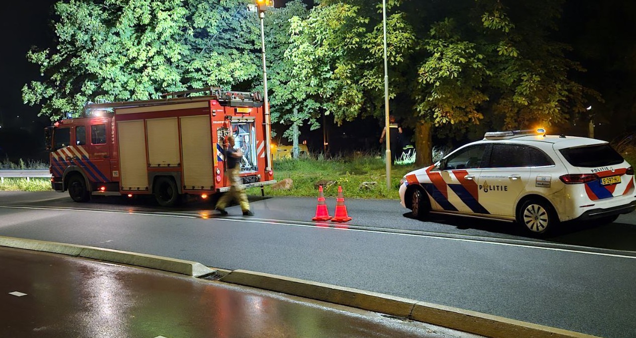Hulpdiensten ingezet nabij Maasbrug Roermond