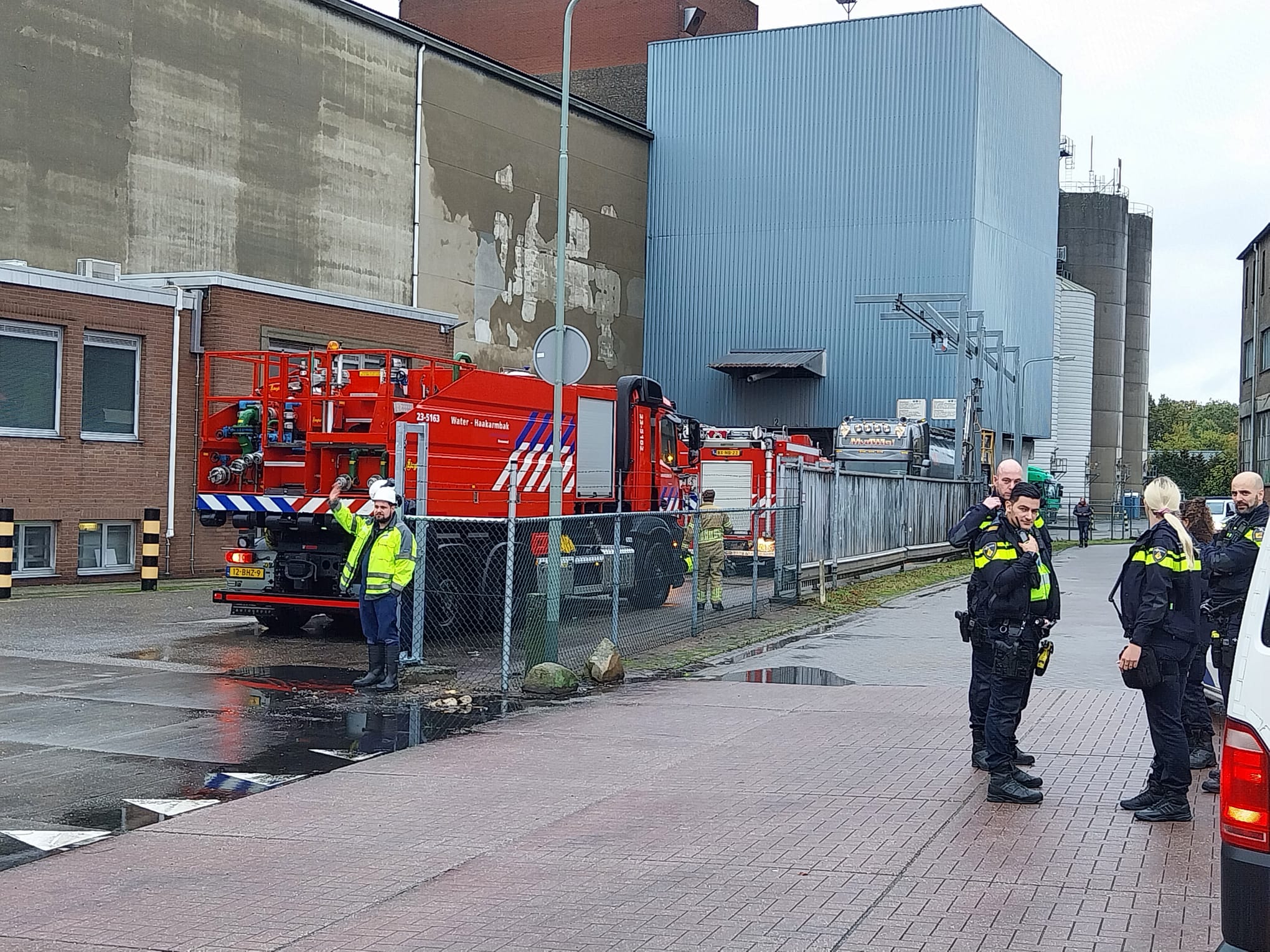 Brand in meterkast Moutfabriek Swalmen