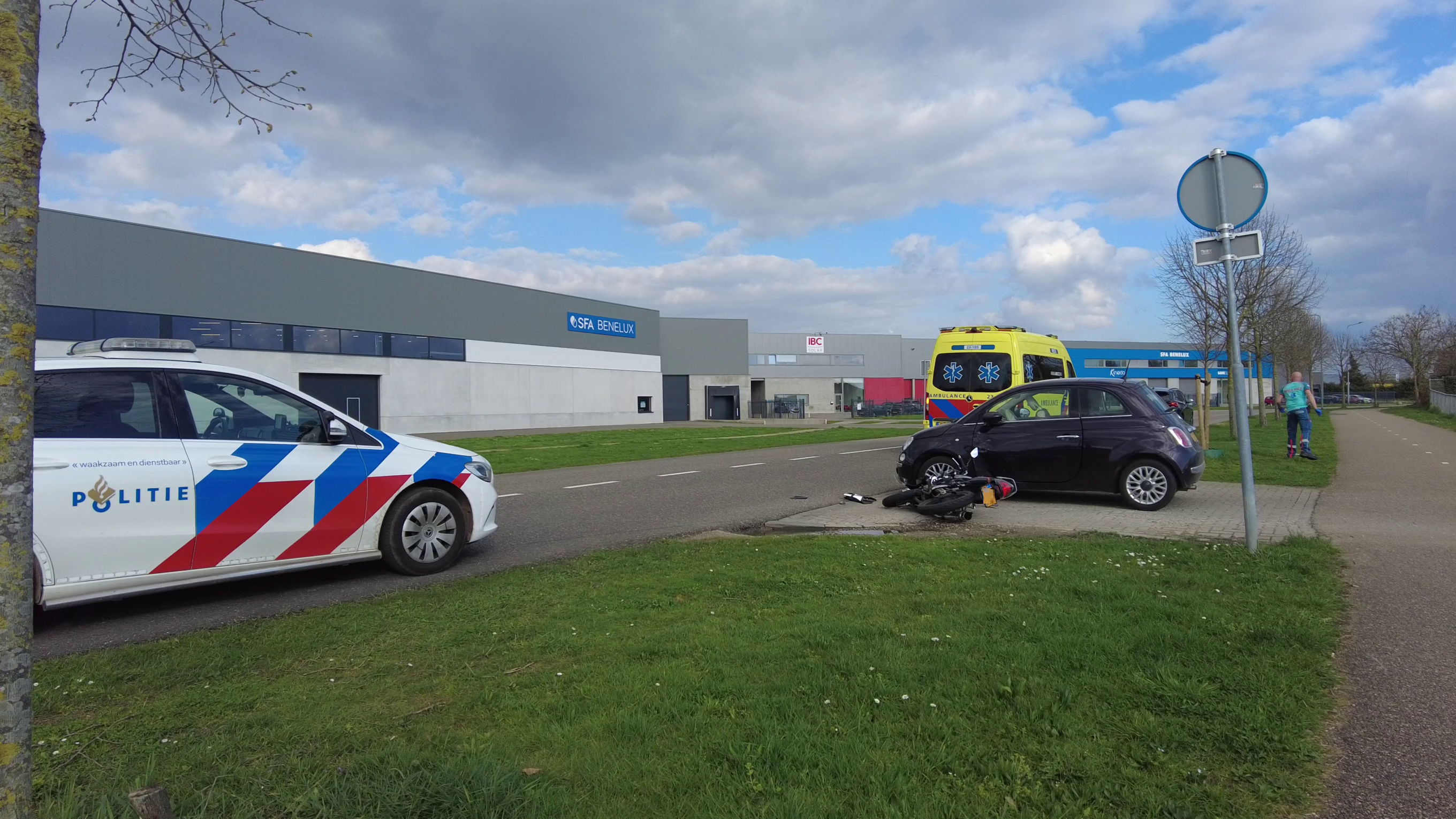 Motorrijder gewond na ongeval in Echt
